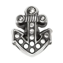 Ahoy Anchor Double Bead -Fashion-Accessories-Brighton ahoy anchor double bead silver 2 a5da3bf6 7486 41a0 bb26 f4074f021fa1