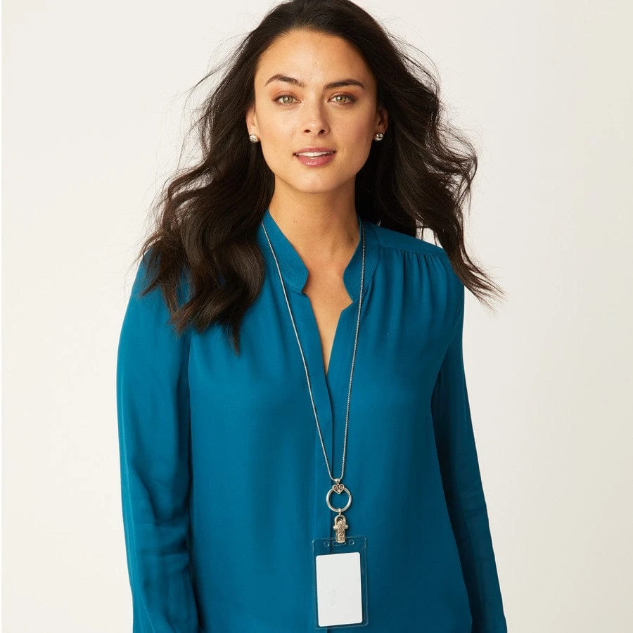 Alcazar Charm Badge Clip Necklace Alcazar Charm Badge Clip Necklace -Fashion-Accessories-Brighton alcazar charm badge clip necklace silver 3 ed9819ea c4d5 44f5 a74a 5ef17d47f2a2