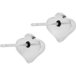 Alcazar Heart Mini Post Earrings -Fashion-Accessories-Brighton alcazar heart mini post earrings silver 2 6f2b330f 95e2 43cb aacb 4f0d509de7c0