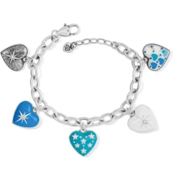 Amore Shades Hearts Charm Bracelet