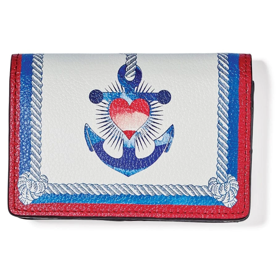 Anchor And Soul Card Case Anchor And Soul Card Case -Fashion-Accessories-Brighton anchor and soul card case multi 0