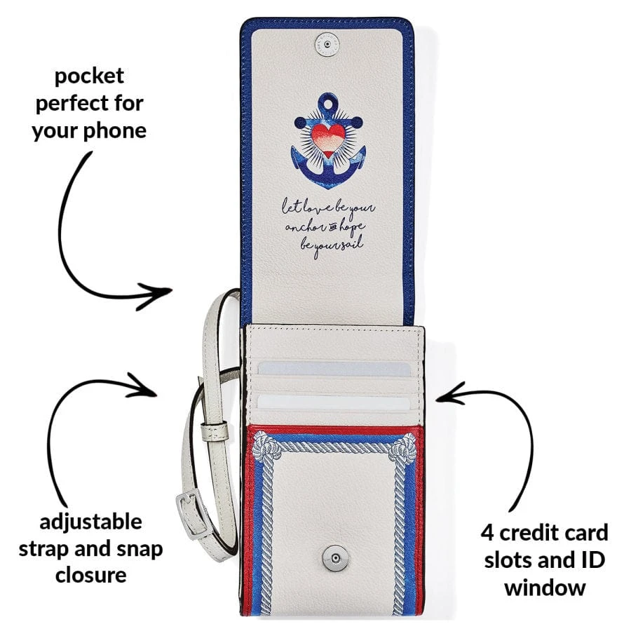 Anchor and Soul Phone Organizer Anchor And Soul Phone Organizer -Fashion-Accessories-Brighton anchor and soul phone organizer multi 1