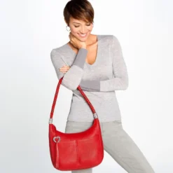 Barbados Ziptop Hobo -Fashion-Accessories-Brighton barbados ziptop hobo lipstick 4 2c59a332 67d3 4921 b407 2a78b2874e1a