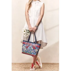 Bee Happy Large Tote -Fashion-Accessories-Brighton bee happy large tote multi 3 1de67666 a584 4e61 90da 4beb503e1cc2