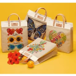 Bella Bouquet Burlap Tote 3 Bella Bouquet Burlap Tote -Fashion-Accessories-Brighton bella bouquet burlap tote multi 3 8a0e5474 a169 4f22 a8a1 4668b3bc8956