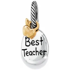 Best Teacher Charm -Fashion-Accessories-Brighton best teacher charm silver gold 2 aac83e17 072d 4890 b07f 1833618e8866