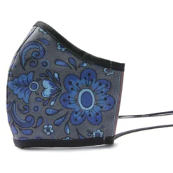 Blue Floral Face Mask (2 Pack) -Fashion-Accessories-Brighton blue floral face mask 2 pack multi 2