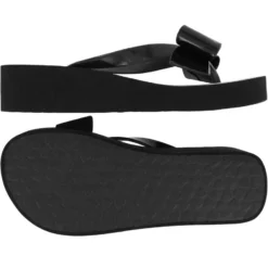 Bowie Wedge Flip Flops -Fashion-Accessories-Brighton bowie wedge flip flops black 2 c0c38eeb eee0 49ad 8d86 9198c5f2126d