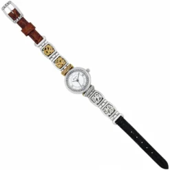 Camden 2-Tone Reversible Watch -Fashion-Accessories-Brighton camden 2 tone reversible watch black brown 3 8d7350e2 dedb 4ce3 8e48 0f68d33a5c49