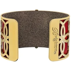 Christo NYC Wide Cuff Bracelet Set -Fashion-Accessories-Brighton christo nyc wide cuff bracelet set gold lipstick 2 75fb78f1 bb09 4877 a955 8d80e63ff8b6