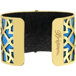 Christo Paris Wide Cuff Bracelet Set -Fashion-Accessories-Brighton christo paris wide cuff bracelet set gold bali blue 2 9b5980c7 c54f 4955 8f42 a7b3a98d9ef4