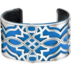 Christo Paris Wide Cuff Bracelet Set -Fashion-Accessories-Brighton christo paris wide cuff bracelet set silver black 1 70e0ea3b 41ed 4d82 8758 e0b730e83a2d