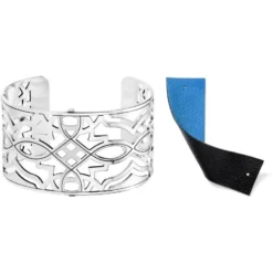 Christo Paris Wide Cuff Bracelet Set -Fashion-Accessories-Brighton christo paris wide cuff bracelet set silver black 3 7d32b61b 5c36 4453 ad45 8fbc99efe43e