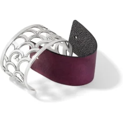 Christo Tokyo Wide Cuff Bracelet Set -Fashion-Accessories-Brighton christo tokyo wide cuff bracelet set silver black sparkle 3