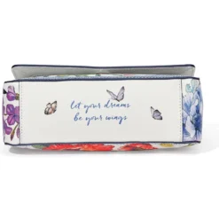 Clarette Flap Cross Body Bag -Fashion-Accessories-Brighton clarette flap cross body bag white multi 3