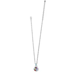 Colormix Domed Necklace -Fashion-Accessories-Brighton colormix domed necklace silver multi 2