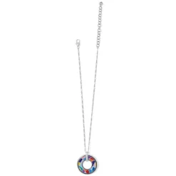 Colormix Reversible Necklace -Fashion-Accessories-Brighton colormix reversible necklace silver multi 2
