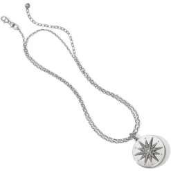 Contempo Ice Starburst Convertible Locket Necklace -Fashion-Accessories-Brighton contempo ice starburst convertible locket necklace silver 4 a25cf76e 49eb 4393 b884 a936a00592c4