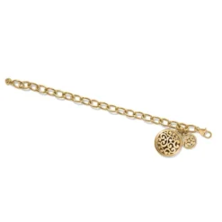 Contempo Medallion Link Bracelet -Fashion-Accessories-Brighton contempo medallion link bracelet gold 1