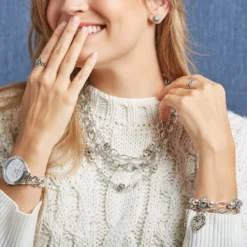 Contempo Sphere Long Necklace -Fashion-Accessories-Brighton contempo sphere long necklace silver 2 017ab4f5 f68f 4dcc b44b eab318369fed