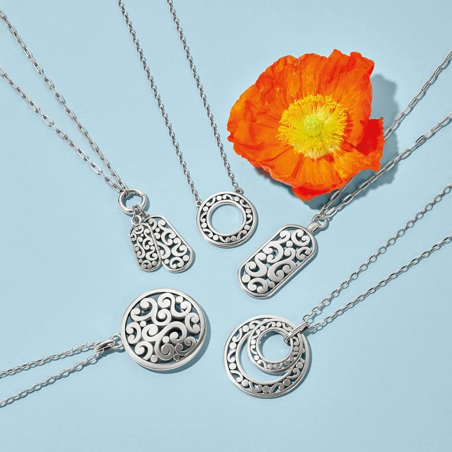 Contempo Token Tag Long Necklace Contempo Token Tag Long Necklace -Fashion-Accessories-Brighton contempo token tag long necklace silver 2 5c0f9e1f 3569 4d38 8955 6978f6d1df1e