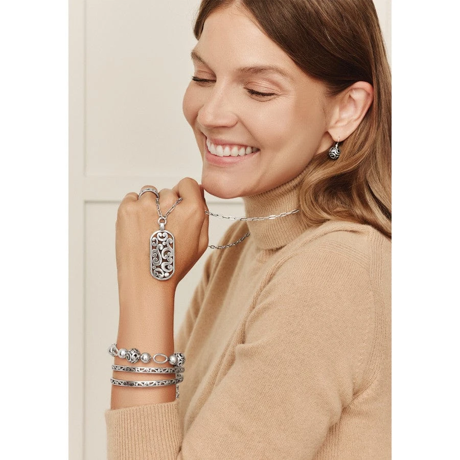 Contempo Token Tag Long Necklace Contempo Token Tag Long Necklace -Fashion-Accessories-Brighton contempo token tag long necklace silver 3 ee40d290 f8db 4137 b10e 806ba3399d6d