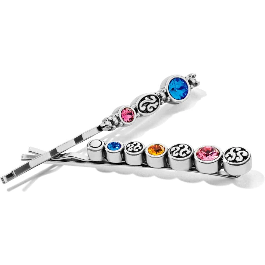 Elora Gem Bobby Pin Set Elora Gem Bobby Pin Set -Fashion-Accessories-Brighton elora gem bobby pin set silver multi 0 ac9e6e02 41f7 4b86 9bc2 ce1f81ad76f5