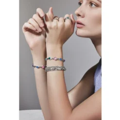 Elora Gems Ring -Fashion-Accessories-Brighton elora gems ring silver multi 3