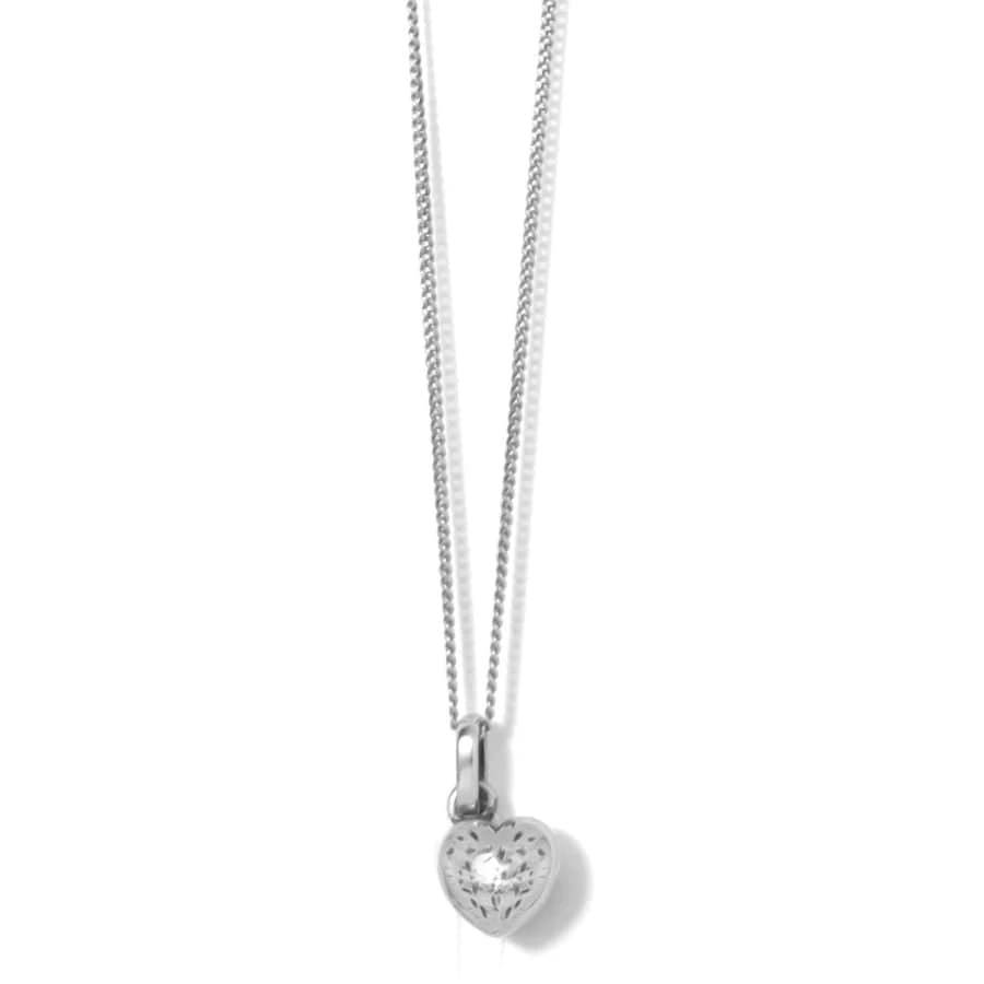 Ferrara Virtue Amore Petite Necklace Ferrara Virtue Amore Petite Necklace -Fashion-Accessories-Brighton ferrara virtue amore petite necklace silver 0