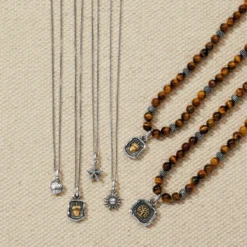 Ferrara Virtue Sole Petite Necklace 2 Ferrara Virtue Sole Petite Necklace -Fashion-Accessories-Brighton ferrara virtue sole petite necklace silver 2