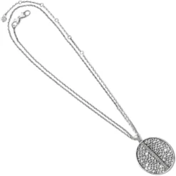 Fiji Sparkle Convertible Necklace -Fashion-Accessories-Brighton fiji sparkle convertible necklace silver 2