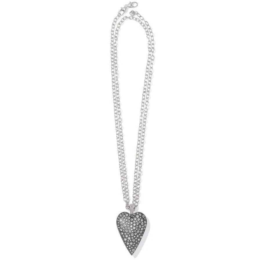 Glisten Heart Convertible Necklace Glisten Heart Convertible Necklace -Fashion-Accessories-Brighton glisten heart convertible necklace silver 1 f8d79f97 caa5 4ea8 84aa ab1bf9eb9e9d