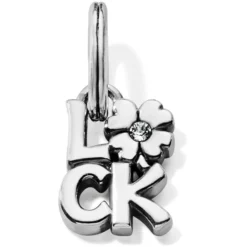 Good Luck Charm Bracelet -Fashion-Accessories-Brighton good luck charm bracelet silver green 4 fa65b3d1 af29 4baa 867c 4fc2719452a6