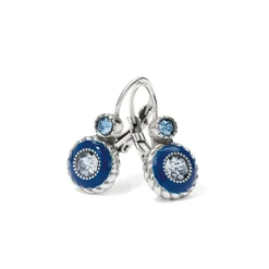 Halo Eclipse Leverback Earrings -Fashion-Accessories-Brighton halo eclipse leverback earrings silver blue 2 9fee0e40 1dec 43dc 900c d3e18fbd5c00