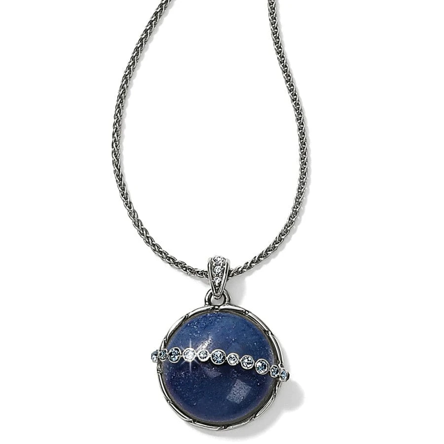 Halo Odyssey Round Necklace Halo Odyssey Round Necklace -Fashion-Accessories-Brighton halo odyssey round necklace silver blue 0 7194f892 ec4d 45c7 ae06 07236cc3cced
