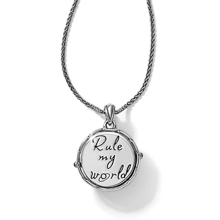 Halo Odyssey Round Necklace Halo Odyssey Round Necklace -Fashion-Accessories-Brighton halo odyssey round necklace silver blue 1 39274762 4485 48e5 a48a 629dddf79d8d