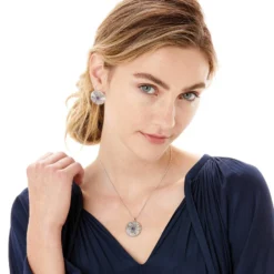 Halo Rays Petite Necklace -Fashion-Accessories-Brighton halo rays petite necklace silver tanzanite 3 68397f7f eb9d 4abd ad20 64f600e71c3a