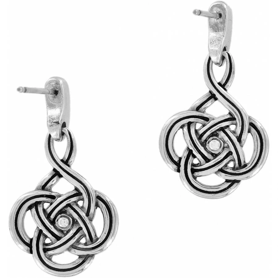 Interlok Petite Post Drop Earrings Interlok Petite Post Drop Earrings -Fashion-Accessories-Brighton interlok petite post drop earrings silver 1 69112424 83d8 4a83 906d f4bcb1524587