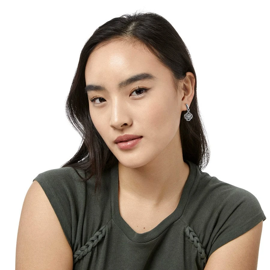 Interlok Petite Post Drop Earrings Interlok Petite Post Drop Earrings -Fashion-Accessories-Brighton interlok petite post drop earrings silver 3
