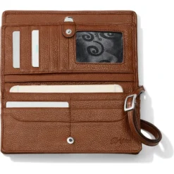 Interlok Weave Large Wallet -Fashion-Accessories-Brighton interlok weave large wallet bourbon 2 b22f3403 ed53 419c 9169 b90eca8c9c0c