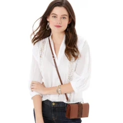 Interlok Weave Large Wallet -Fashion-Accessories-Brighton interlok weave large wallet bourbon 4 7a0af08a 26f5 4bc1 aff0 5812ba152783