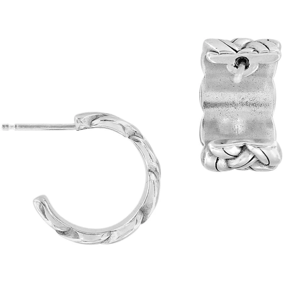 Interlok Woven Hoop Earrings Interlok Woven Hoop Earrings -Fashion-Accessories-Brighton interlok woven hoop earrings silver 1 497d2181 0785 4692 9a55 fe8dd6727d2d