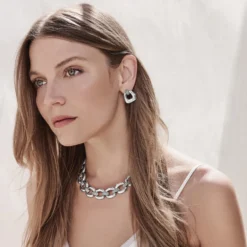 Interlok Woven Post Drop Earrings 2 Interlok Woven Post Drop Earrings -Fashion-Accessories-Brighton interlok woven post drop earrings silver 2 47ef3b39 3e2c 49dd 9047 71bb2b719dc8