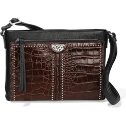Jagger Cross Body Organizer 19 Jagger Cross Body Organizer -Fashion-Accessories-Brighton jagger cross body organizer black chocolate croco 0