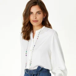 Jaipur Long Necklace 2 Jaipur Long Necklace -Fashion-Accessories-Brighton jaipur long necklace silver multi 2 d2961cb9 c240 46ea 8ba4 a78ea9685cae