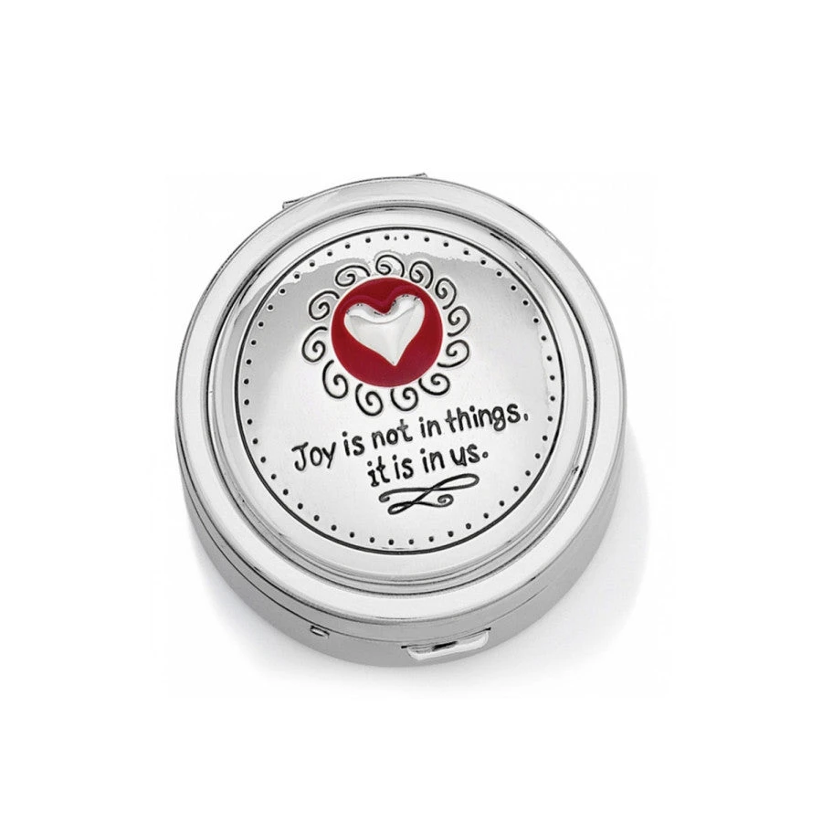 Joyful Heart Pill Box Joyful Heart Pill Box -Fashion-Accessories-Brighton joyful heart pill box silver red 0 bcec8779 9aef 4dfa 9244 3de1e498bdbb