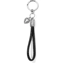 Kings Road Key Fob -Fashion-Accessories-Brighton kings road key fob black 0
