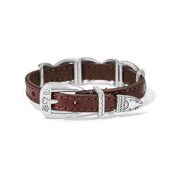Kriss Kross Etched Bandit Bracelet -Fashion-Accessories-Brighton kriss kross etched bandit bracelet brown 1 429b190d 8cea 4989 a692 256c5a1d8249