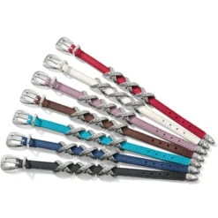 Kriss Kross Etched Bandit Bracelet -Fashion-Accessories-Brighton kriss kross etched bandit bracelet lipstick 2 2f677d28 8f3e 4858 abe1 ab73680fb910