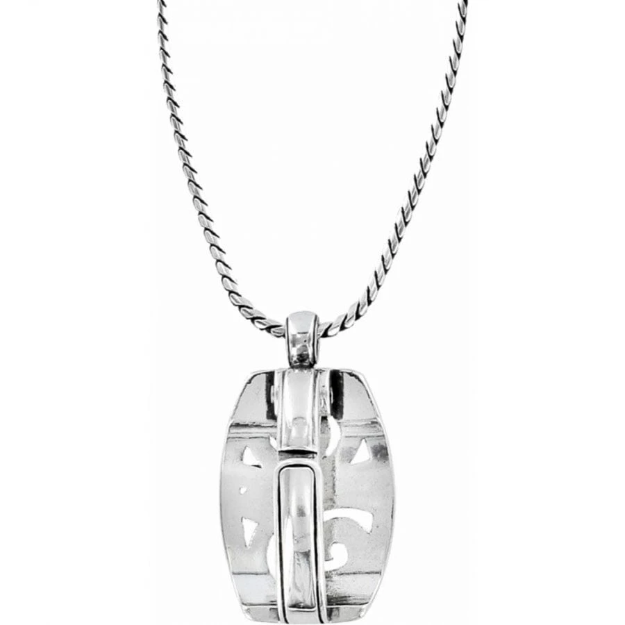 London Groove Badge Clip Necklace London Groove Badge Clip Necklace -Fashion-Accessories-Brighton london groove badge clip necklace silver 1 65fab89e 91e6 41b1 8e1f f2d16f189cd3